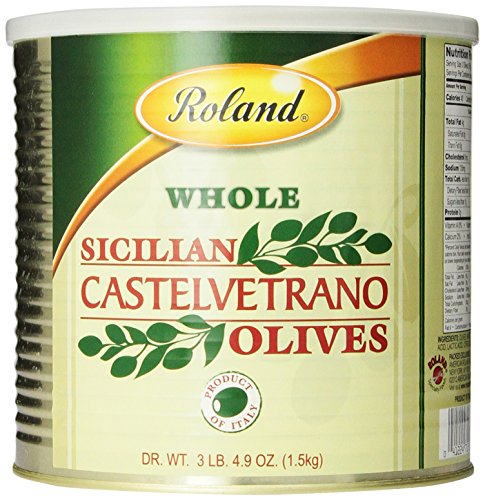 Product Cover Roland Sicilian Castelvetrano Olives, Whole, 52.9 oz  Can