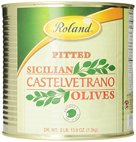 Product Cover Roland Sicilian Castelvetrano Olives, Pitted,2 lb and 13.9 oz