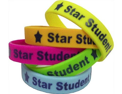 Product Cover Teacher Created Resources Star Student Wristbands, Multi Color (6548)