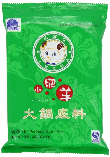 Product Cover Little Sheep Hot Pot Soup Base (Plain), 130-Grams (Pack of 5)