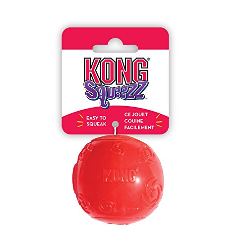 Product Cover KONG Squeezz Ball Dog Toy, Large, Colors Vary