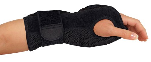 Product Cover Mueller Night Support Wrist Brace, Black, One Size Fits Most | Wrist Brace for Sleeping
