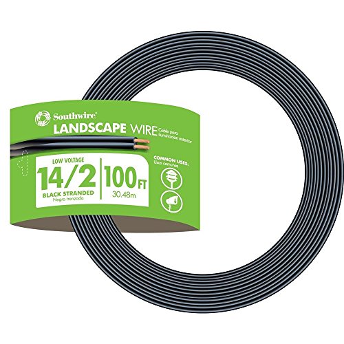 Product Cover Southwire 55213243 14/2 Low Voltage Outdoor Landscape Lighting Cable, 100-Feet, 100 ft, N