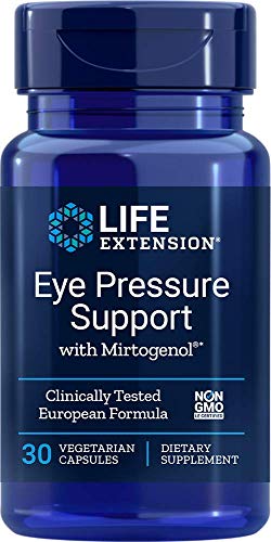 Product Cover Life Extension Eye Pressure Support with Mirtogenol 120 Mg, 30 Vegetarian Capsules