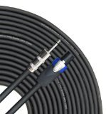 Product Cover GLS Audio 50 feet Speaker Cable 12AWG Patch Cords - 50 ft 1 4 to Speakon Professional Cables Black Neutrik NL4FX NL4FC 12 Gauge Wire - Pro 50 Phono 6.3mm to Speak-on Cord 12G - Single