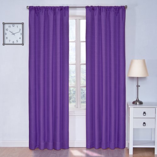 Product Cover Eclipse 10707042X084PUR Kendall 42-Inch by 84-Inch Thermaback Blackout Single Panel, Purple