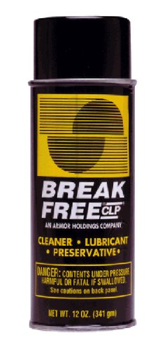 Product Cover BreakFree CLP Gun Cleans Lubricates Prevent Aerosol Can, 12-Ounce/340gm, BF-CLP12