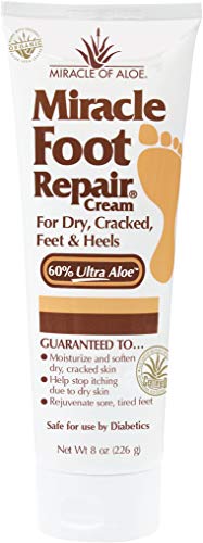 Product Cover Miracle Foot Repair Cream with 60% UltraAloe 8 ounce tube