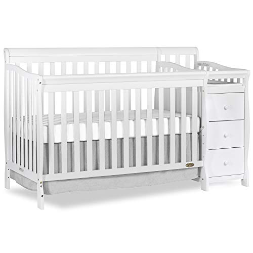 Product Cover Dream On Me 5 in 1 Brody Convertible Crib with Changer, White