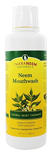 Product Cover Theraneem Organix Herbal Neem Mouthwash,Mint Therape 16 Ounce (Pack of 2)