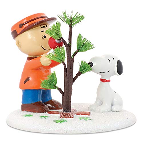 Product Cover Department 56 Peanuts Village The Perfect Tree Accessory Figurine