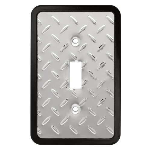Product Cover Diamond Plate Single Toggle Switch Wall Plate / Switch Plate / Cover, Packaging may Vary