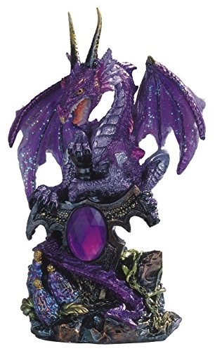 Product Cover StealStreet Purple Dragon Standing with Sword On Rock Collectible Figurine Statue
