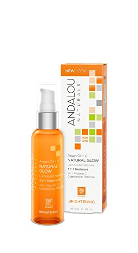 Product Cover Andalou Naturals Argan Oil + C Natural Glow 3 in 1 Treatment, 1.9 Ounce