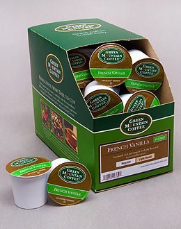 Product Cover Green Mountain Coffee Roasters French Vanilla single serve capsules for Keurig K-Cup pod brewers, 24 Count