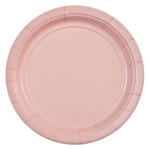 Product Cover Party Dimensions 72672 24 Count Paper Plate, 7-Inch, Pink