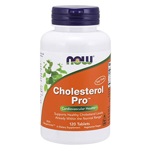 Product Cover NOW Supplements, Cholesterol Pro with Bergamonte and Plant Sterols, 120 Tablets