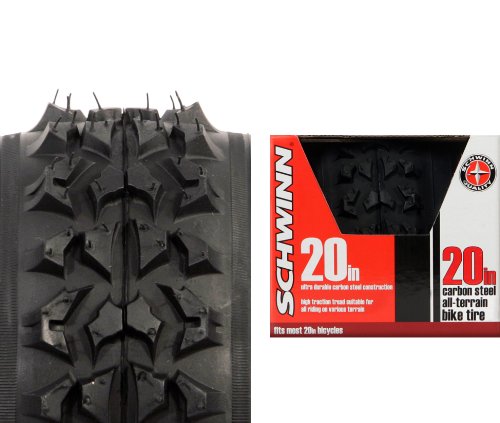Product Cover Schwinn Big Knobby Bike Tire (Black, 20 x 1.95-Inch)