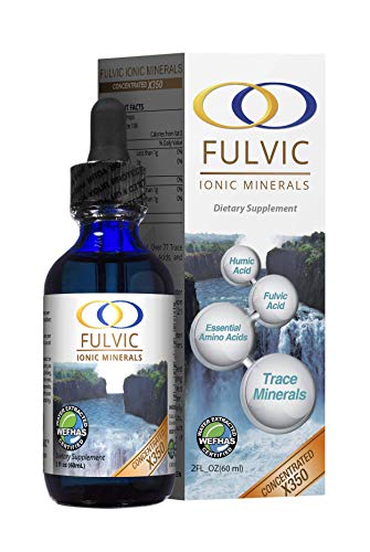 Product Cover Water Extracted Fulvic Acid X350 - Concentrated Plant Based Ionic Trace Minerals - Liquid Minerals - 6 Month Supply - 2 oz