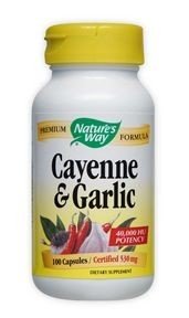 Product Cover Cayenne-Garlic Nature's Way 100 Caps