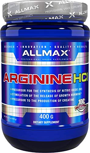 Product Cover ALLMAX Nutrition 100% Pure Arginine HCI Powder, 400g