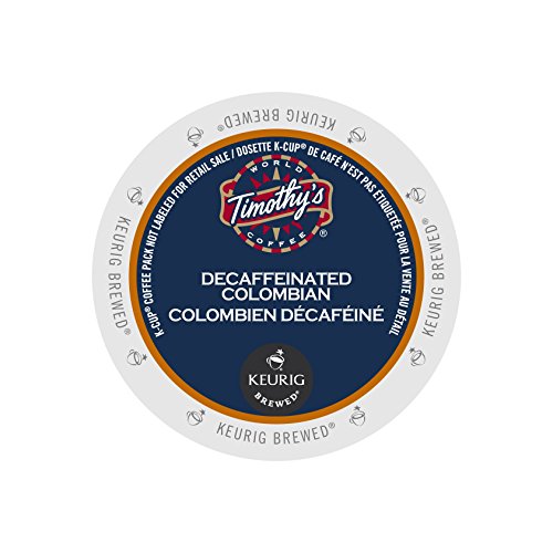 Product Cover Timothy's Colombian Decaf K-Cup Pod, 24 Count