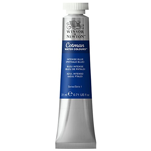 Product Cover Winsor & Newton Cotman Water Colour Paint, 21ml tube, Intense Blue (Phthalo Blue)