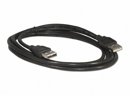 Product Cover Your Cable Store 6 Foot Black USB 2.0 High Speed Male A to Male A Cable