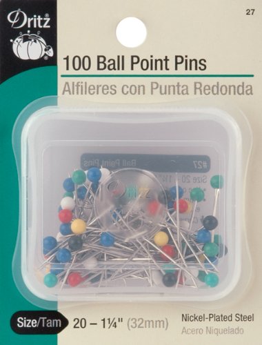 Product Cover Dritz 27 Ball Point Pins, 1-1/4-Inch (100-Count)