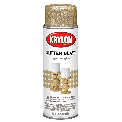 Product Cover Krylon K03801A00 Glitter Blast, Golden Glow, 5.75 Ounce