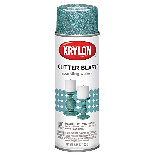 Product Cover Krylon K03810A00 Glitter Blast, Sparkling Waters, 5.75 Ounce
