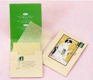 Product Cover Japanese Premium Oil Blotting Paper 200 Sheets (B), Large 10cm x7cm
