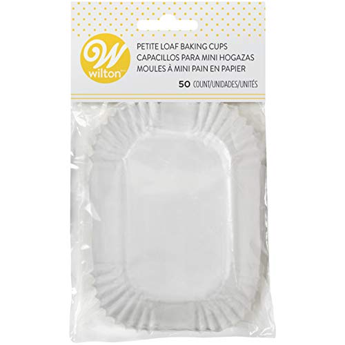 Product Cover Wilton Petite Loaf Baking Cups, White (415-450)