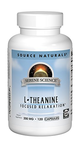Product Cover Source Naturals Serene Science L-Theanine 200mg Supplement - 120 Capsules