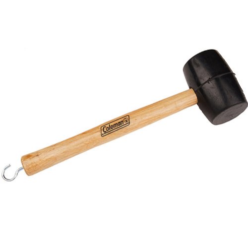 Product Cover Coleman Rubber Mallet with Tent Peg Remover