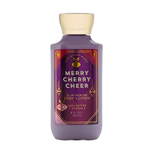 Product Cover Bath & Body Works Merry Cherry Cheer 24 Hr Moisture Body Lotion, 8 Ounce