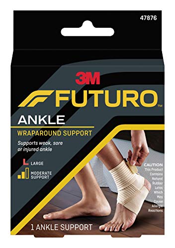 Product Cover Futuro Wrap Around Ankle Support, Moderate Support, Large