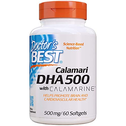 Product Cover Doctors Best Best DHA 500 from Calamari, 500 mg, 60 Softgels
