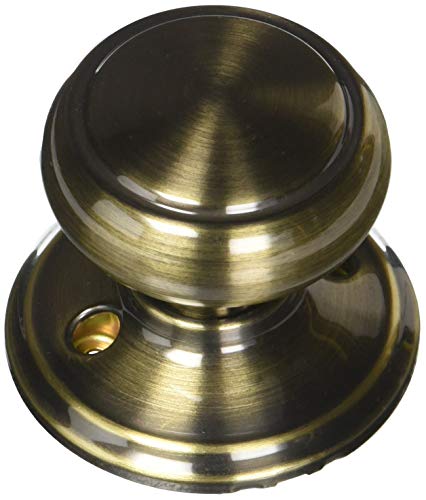 Product Cover Schlage F170-AND Andover Single Dummy Door Knob from The F-Series, Antique Brass