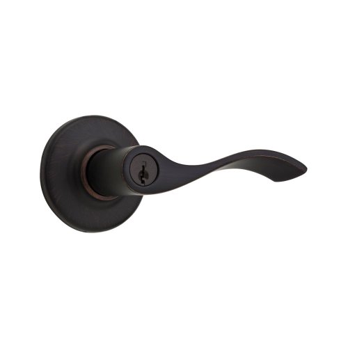 Product Cover Kwikset Balboa Entry Lever Featuring SmartKey in Venetian Bronze