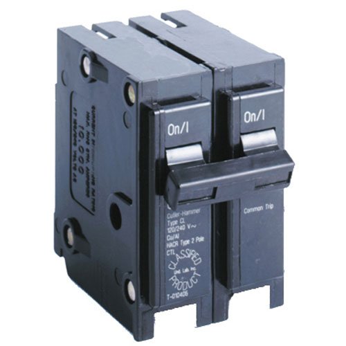 Product Cover Eaton Corporation CL250CS Double Pole Ul Classified Replacement Breaker, 240V, 50-Amp