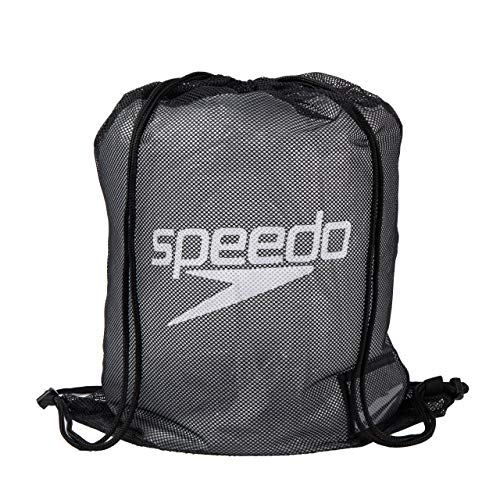 Product Cover Speedo Black Equipment Mesh Wet Kit Swim Bag