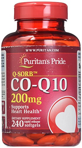 Product Cover Puritans Pride Q-sorb Co Q-10 200 Mg Rapid Release Softgels, 240 Count