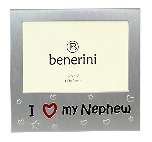 Product Cover benerini ' I Love My Nephew ' - Photo Picture Frame Gift - 5 x 3.5