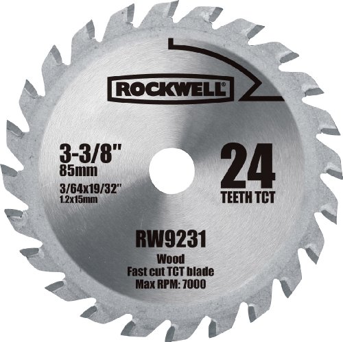 Product Cover Rockwell RW9231 VersaCut 3-3/8-inch 24T Carbide-tipped Circular Saw Blade