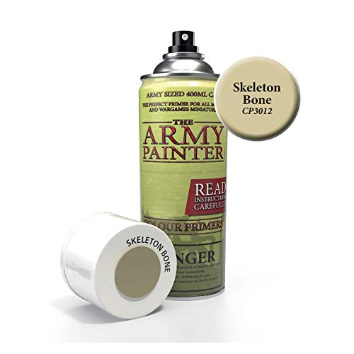 Product Cover The Army Painter Color Primer, Skeleton Bone, 400 ml, 13.5 oz - Acrylic Spray Undercoat for Miniature Painting
