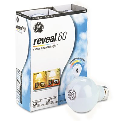 Product Cover Ge 48688 Reveal Soft White 60 Watts A19, 4-Pack