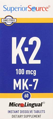 Product Cover Superior Source Vitamin K2-MK7, 100 mcg, 60 Count