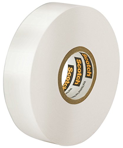 Product Cover Scotch Vinyl Color Coding Electrical Tape 35, 1/2 in x 20 ft, White