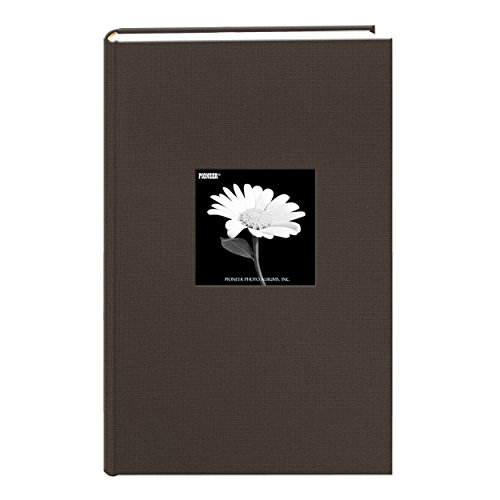 Product Cover Fabric Frame Cover Photo Album 300 Pockets Hold 4x6 Photos, Warm Mocha